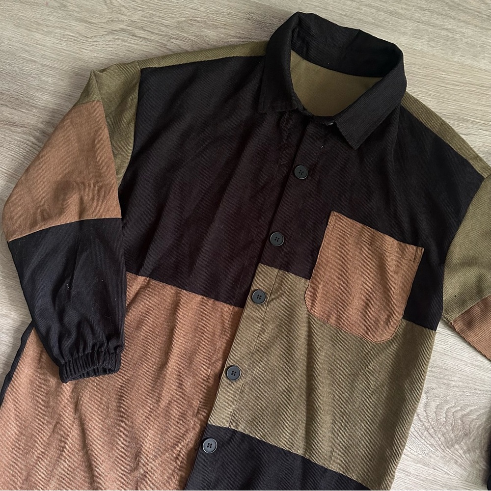 Patchwork Corduroy Shirt